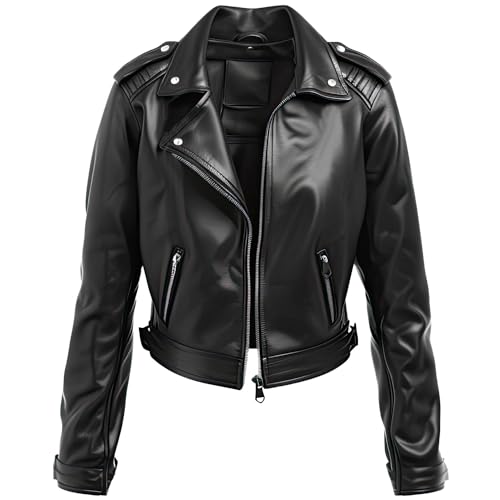 Leather Jets Womens Black Genuine Sheepskin Classy Shirt Collar Winter Pilot Outfit Casual Flight Aviator Leather Jacket