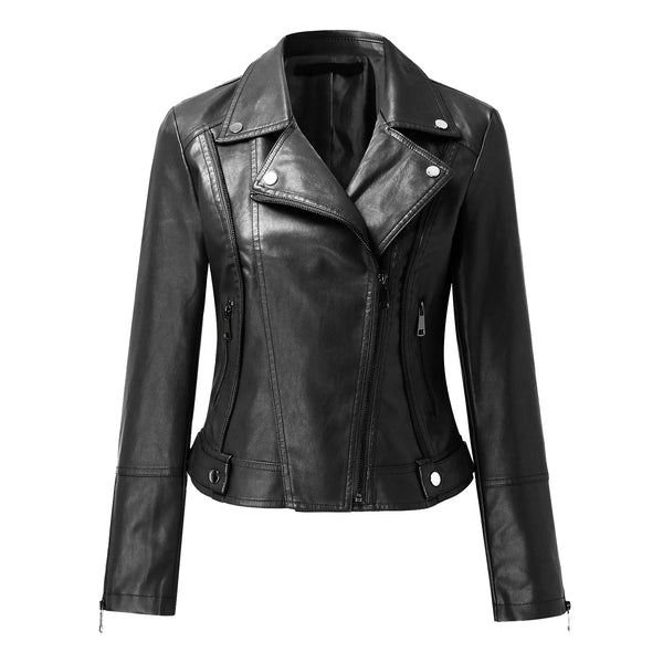 Women's Hoodie Jean Jacket Fashion Leather Jackets For Woman Motorcycle Jacket Black Moto Jacket Jaquetass Femininas