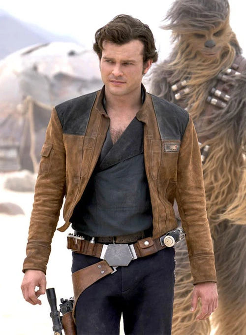 Alden Ehrenreich Solo: A Star Wars Story Leather Jacket – Iconic Han Solo Replica, Stylish & Durable Jacket