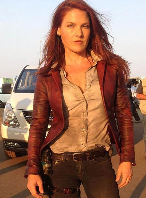 Ali Larter Resident Evil: The Final Chapter Leather Blazer – Inspired by Claire Redfield