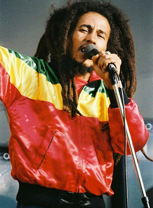 Bob Marley Leather Jacket – Iconic Reggae Legend Style, Bold & Stylish Music Tribute Jacket