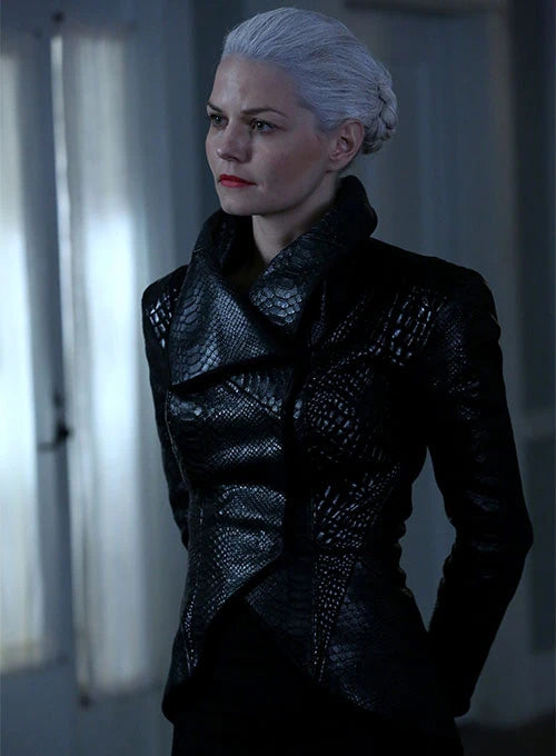 Jennifer Morrison Once Upon a Time Leather Jacket #3 - Dark Swan Edition