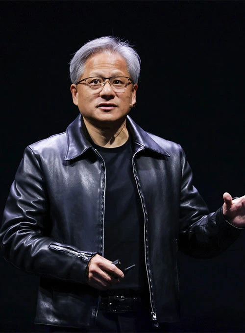 Jensen Huang Leather Jacket – Iconic Tech Innovator Style, Bold & Stylish Entrepreneur Jacket