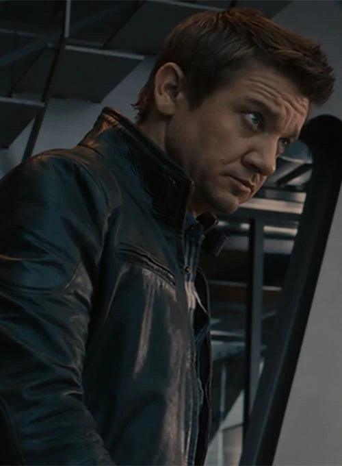 Jeremy Renner Avengers: Age of Ultron Leather Jacket – Iconic Hawkeye Replica, Stylish & Durable Superhero Jacket