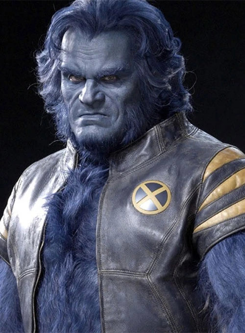 Kelsey Grammer X-Men: The Last Stand Beast Leather Jacket - Authentic Movie Replica, Stylish & Durable Outerwear