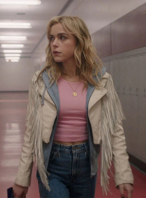 Keirnan Shipka Totally Killer Leather Jacket - Inspired by the Film Totally Killer