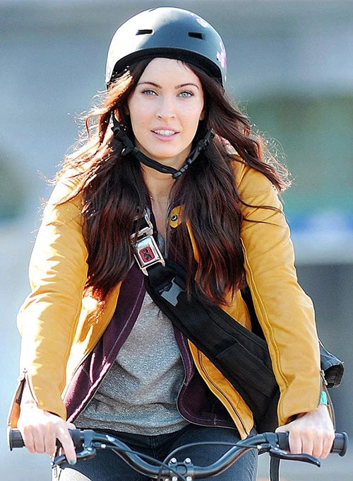 Teenage Mutant Ninja Turtles Megan Fox Leather Jacket - Inspired by April O'Neil